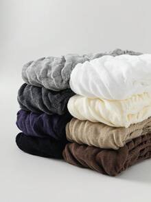 1双女士腿套，多色芭蕾舞风格荷叶边小腿套，长款透气纯色舒适百搭腿套，适合春夏穿着 - 彩色 - 查看 3