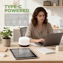 500ml USB Aromatherapy Diffuser Features Remote Control, 7 Dimmable LED Lights, Silent Mist - Mist - View 2