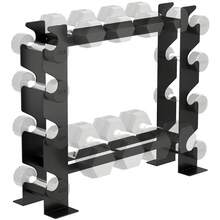 Sportnow Strength Training Dumbbell Rack - Black - View 11