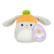 Squishmallows 复活节毛绒玩具 - 13厘米 - Jazwares Barb 小狗（带兔耳朵）、Valentina 灰色兔子（戴胡萝卜帽）、Reina 绿色蝴蝶（戴花冠）、Sophie 奶油色小羊（抱着巧克力兔子）、Triston 黄色小鸡（拿着花）、Keisha 纸杯蛋糕 Kelly Toy JWSQ0812 - 彩色 - 查看 18