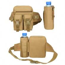 Bolsa de pesca para teléfono de tela Oxford 1000D para deportes al aire libre, bolsa para botella de agua para hombres en el lugar de trabajo, bolso bandolera, bolsa de herramientas de pesca, bolsa deportiva, riñonera para taza de agua de senderismo, bolso pequeño unisex para el pecho para ciclismo y viajes - Multicolor - Ver 11