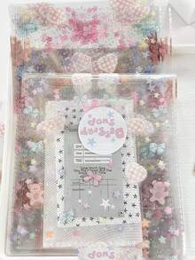 10个高品质心形小熊礼品袋，可爱包装袋，毛绒玩具包装袋，大容量礼品包装 - 查看 4