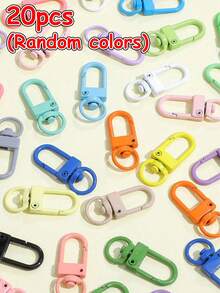 10/20/30pcs Metal Lobster Clasp Swivel Snap Hook, Suitable For Keychain Making, DIY Crafts, Strap Making, Bag Keychain Connector, Jewelry Making, Etc. - Keychain - View 23