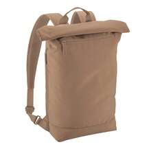 Simplicity Lite Roll Top Backpack (Hazelnut) - 100%  Polyester - (BC6977) - Brown - View 1