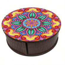LaoJieYuan 2026 Kit nou de depozitare pentru pictură cu diamant pentru adulți, cutie de depozitare pentru pictură cu diamant lucrată manual cu trandafiri și fluturi DIY, cutie decorativă pentru cadouri de călătorie cu artă și meșteșuguri - Stilul 7 - Necesită să aplicați singuri pietrele - Vizualizare 3