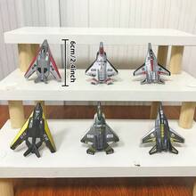 1 Green Launcher + 6 Fighter Planes Shooting Toy, Manual Launcher Outdoor Sports Entertainment Toy, Gift For Boys, Suitable For Halloween And Christmas - Green - View 4