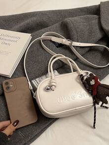 Fashionable Minimalist Handbag, Shoulder Bag, Crossbody Bag, Pillow Bag, New Design For Women - White - View 7