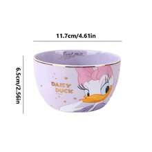 Disney Official Authentic New Mickey Joyful 4.5-Inch Keno Rice Bowl With Gold Plated Ceramic Bowl For Home Use, High Beauty, High Temperature Resistant Rice Bowl, Festival Gift, And Handheld Gift - Multicolor - View 8