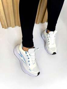 Unisex Walking Shoes For Gym And Fitness - 淺藍色 - 查看 1