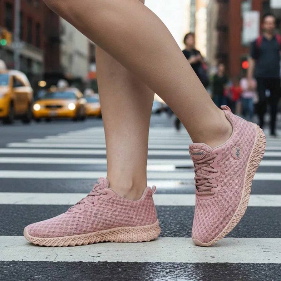 FARMFUN Women Sports Shoes - Baby Pink - View 1