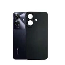 For Note 60 Phone Case Shockproof For Note 60X Tempered Glass Film + Protective Film+Lens Film - Black - View 3