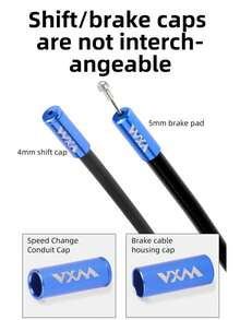 10个VXM自行车线管端盖，铝合金材质，适用于刹车线和变速线，山地车和公路车均适用。 - 彩色 - 查看 7