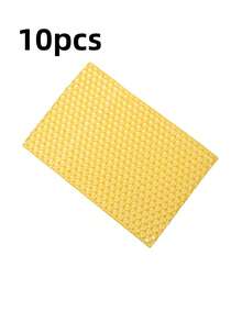 10/20 tấm sáp ong tự nhiên, sáp nến kích thước 5.1x3.5 inch, tấm sáp ong làm nền thủ công, tổ ong nuôi ong, bộ quà tặng thủ công làm nến DIY - Màu vàng - Xem 16