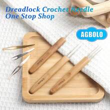 3 Pieces Dreadlock Hook Dreadlock Crochet Needle For Dreadlocks 0.5mm, Durable Dreadlock Crochet Hooks For Hair With Interlocking Tool, Excellent For Maintaining Real Dread Loc - View 8