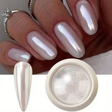 Y2K Simple Manicure Techniques, Handmade Nails, Chameleon Powder Nail Art Charm Nail Art Supplies, Nail Art Supplies For Women And Girls, Nude Nails, Home Nail Art 0.5g, Summer Manicure - 彩色 - 查看 7