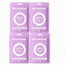 NAD+ Enhanced Patches, 4 Packs/120 Patches, Offer Anti-Aging Benefits And Boost Energy. Rich In NMNH, Resveratrol, And Nicotinamide Nucleoside, They Help Promote A Healthy Lifestyle. This Product Contains No Synthetic Additives Or Irritants And Features 8-Hour Sustained Release. - 4 gói/120 miếng dán - Xem 1