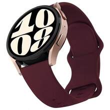 20mm Silicone Watch Band With Butterfly Buckle, Compatible With Samsung Galaxy Watch 7-6-5-Pro-4-Classic/Active 2 40mm, Sport 20mm, GT 5-4-2e-Pro, Soft And Skin-Friendly Silicone Material - Galaxy Watch 3/4/5/6-20mm - View 11