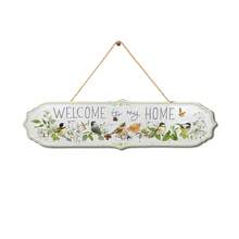 2D Flat Printed 1pc Garden Decorative Sign, Rustic Style Welcome Sign, For Wall Hanging, Suitable For Garden, Balcony, Courtyard And Other Home Decor Scenes, No Electricity Required - A - View 4