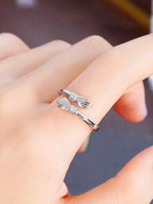 1Pc Teen Cubic Zirconia Rings For Girls For Birthday Gifts For Party Jewelry Daily Decoration - 1# - View 4