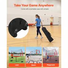 Volleyball Net, Posts - Schlagversion, Nicht Klappbar, Zweifach Nutzbar, 12*11ft - View 6
