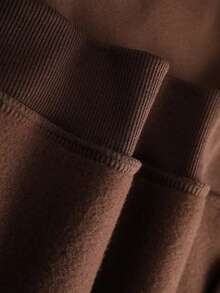 Men's NJR  Football Sweatshirt. Expensive Player With Hood. - 鏽棕色 - 查看 3