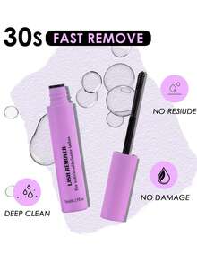10ml Powerful Eyelash Glue, Paired With 5ml Gentle Makeup Remover, Precise Brush And Tweezers, Helps You Easily Create Perfect Lashes - Complete Eyelash Glue And Styling Kit, Includes Hypoallergenic Fragrance-Free Makeup Tools - 紫色 - 查看 4