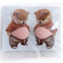 3D立体泡沫狗狗贴纸，柔软挤压泡泡可爱动物浮雕贴纸，萌萌的猫狗减压贴纸，DIY装饰贴纸，可用于水瓶、日记本、冰箱、手机、笔记本电脑，奖励礼品 - 彩色 - 查看 7