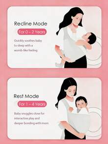 Ba lô cho bé từ 12 tháng tuổi trở lên, thoáng khí, chất liệu lưới, kiểu dáng rộng rãi, có quai xách phía trước. - Nhiều màu - Xem 5