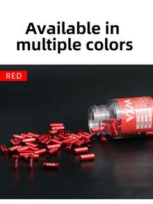 10个VXM自行车线管端盖，铝合金材质，适用于刹车线和变速线，山地车和公路车均适用。 - 彩色 - 查看 4