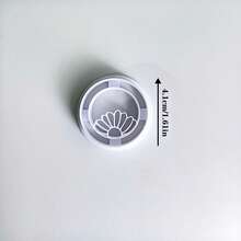 1 cái/2 cái Khuyên tai gốm mềm hình hoa không đều, dụng cụ cắt đất sét polymer, khuôn đất sét lò xo, dụng cụ làm khuyên tai gốm, mặt dây chuyền trang sức DIY - trắng - Xem 10