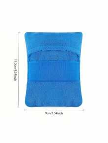 1. 便携式沙滩除沙清洁工具 - 无需电池，符合人体工学设计，采用柔软织物和去角质刷毛，结构紧凑，适合旅行，是海滩度假、露营、户外活动的理想之选，蓝色，沙滩配件 - 均碼 - 查看 5