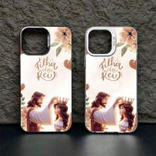 1pc White English God Girl Graphic Full Coverage TPU Shockproof Phone Case Compatible With Apple 17,16, 15, 14, 13, 12, 11 Pro Max Waterproof Anti-Fall Scratch Resistant-For-Your-New- - 多色3 - 查看 3