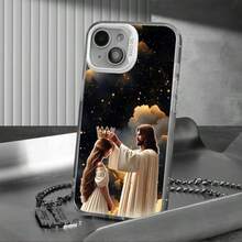 1pc White English God Girl Graphic Full Coverage TPU Shockproof Phone Case Compatible With Apple 17,16, 15, 14, 13, 12, 11 Pro Max Waterproof Anti-Fall Scratch Resistant-For-Your-New- - 多色4 - 查看 2