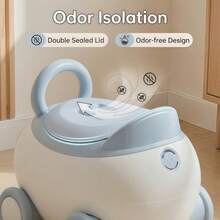 3-In-1 Children's Potty Toilet Trainer, Baby Thick Potty Chair With Inner Bucket, Cartoon Toilet Seat For Boys And Girls - Multicolor - View 8