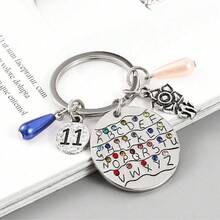 1 pieza Llavero colgante de aleación con película europea y americana popular y tema de fantasía, regalo de Año Nuevo, regalo del Día de San Valentín, regalo de Pascua - Multicolor - Ver 4