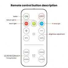 1/3/6Pcs Led Picture Light Battery Operated, Wireless Led Painting Light, Wireless Wall Lamp With Magnetic, Wireless Spotlight, Display Light Spotlight With Remote Dimmable, 3 Lighting Modes Art Display Light For Picture Frame Artworking Portrait, Wall Decorative Puck Lights 150mAh Remote Control - Three Colors - View 14