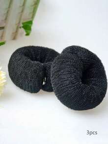 1 pieza Molde para hacer moños de rosquilla, Moldeador de espuma de rosquilla DIY de 17cm, Accesorio para el cabello de mujer, Adecuado para otoño, Herramienta de peinado, Accesorio para el cabello de mujer, Otoño, Accesorio para el cabello de mujer, Herramienta de peinado, Accesorio para el cabello, Accesorio de belleza, Regalo - Multicolor - Ver 26