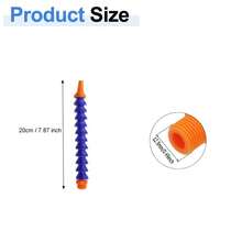 1个G1/4塑料圆形喷嘴柔性冷却液管，规格200/300/400/500/600mm，适用于数控机床，水/油冷却液软管 - 塑膠冷卻管 - 查看 14