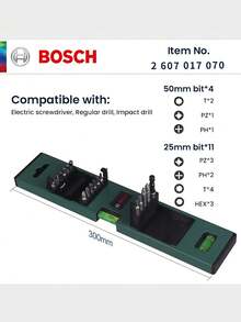 Juego de brocas y puntas de destornillador clásicas Bosch, hazlo tú mismo con la calidad Bosch: taladrar y atornillar fácilmente - Ver 11