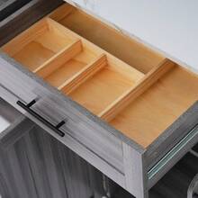 Mobile Storage Islands - Grey+White + MDF + Dining Room - View 11