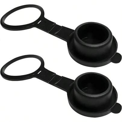 Car Cover, Dustproof Adapter Socket Cap With Protective Sleeves, Universal Waterproof 12V Cover, SUVs, Trucks 2PCS