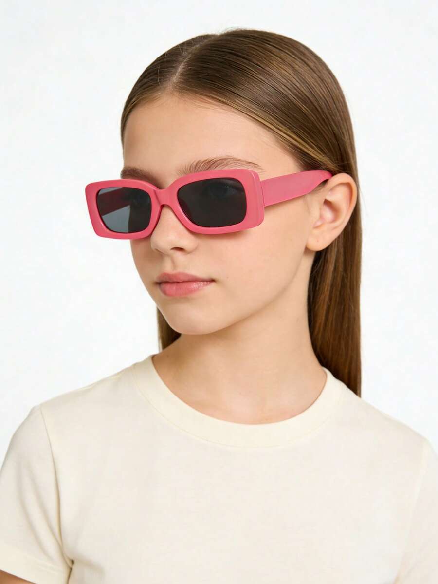 一副复古大框时尚眼镜，适合日常佩戴和度假装扮 - 彩色 - 查看 1