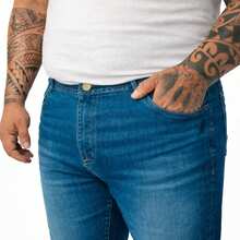 EVOLUTION PLAY Men's Plus Size Jeans 48 To 58 Lycra Slim XXG - 平均的 - 查看 4