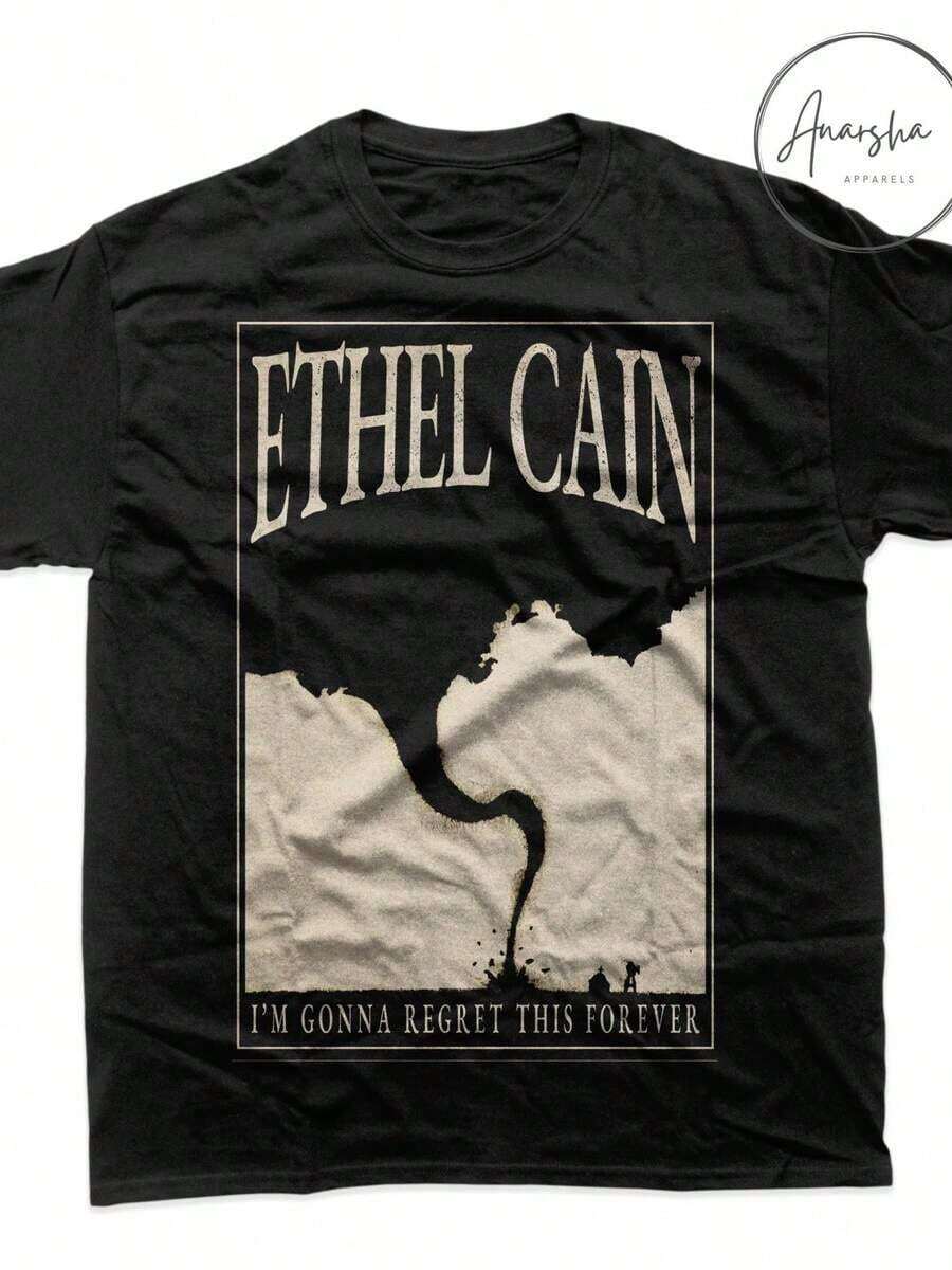 Cain Shirt Ethel Tee - 黑色 - 查看 1