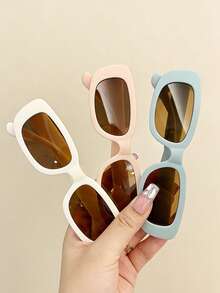 1pc Stylish And Personalized Travel Fashion Glasses, Suitable For Daily Use Or Outings - Multicolor - View 2