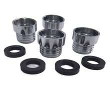 双齿水龙头适配器，1/2" 转 M22 内螺纹黄铜水龙头适配器，转 1/2" 转 M24 外螺纹水龙头适配器 - 銀色 - 查看 12