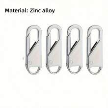4pcs Zipper Replacement Kit - 4 Types Of Zipper Pulls, Designed For Replacing Zippers On Luggage, Clothing, Jackets, Backpacks, Boots, Wallets And Coats. - Multicolor - View 8
