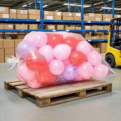 1个气球收纳袋，可重复使用加厚收纳袋，多种尺寸可选，母亲节毕业季套装（2个），大号塑料气球袋，专为运输过程中重复使用而设计，是装饰派对、婚礼、生日、万圣节和圣诞节活动的理想选择。