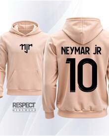 Men's NJR  Football Sweatshirt. Expensive Player With Hood. - Màu be - Xem 1