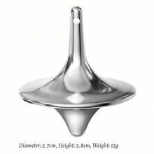 6pcs/Set Movie Prop Alloy Spinning Top, Bestselling Metal Keychain, Rotating Gyro Keyring, Promotional Stress Relief Gift - Multicolor - View 9